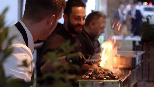 The staff at Relish, Kent's Expert Wedding Caterers
